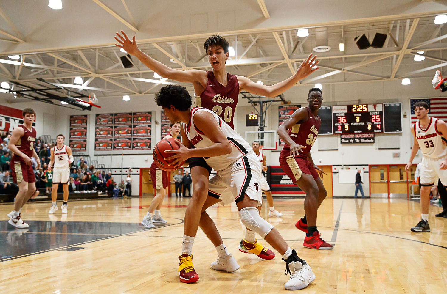 Madison vs. Oakton boys basketball 9